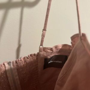 Reformation Pink Mini Dress